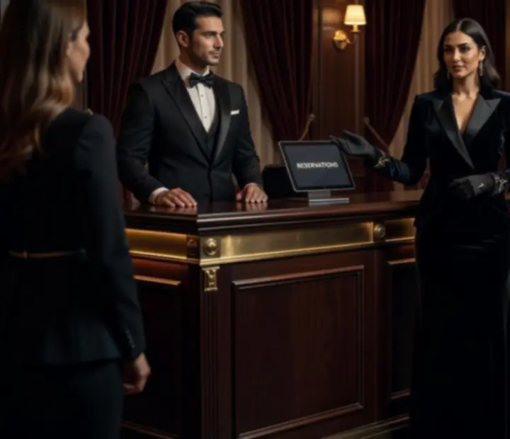 Concierge reservations team at Suited Supper Lounge